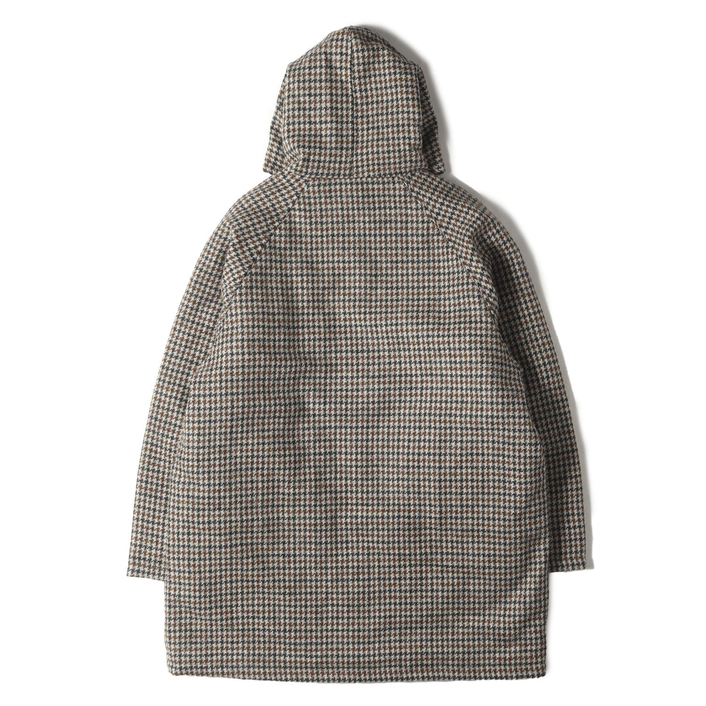 × HARRIS TWEED リバーシブル ウインドウペンチェック キルト フーデッド コート (SD HARRIS TWEED Reversible Hood Coat)