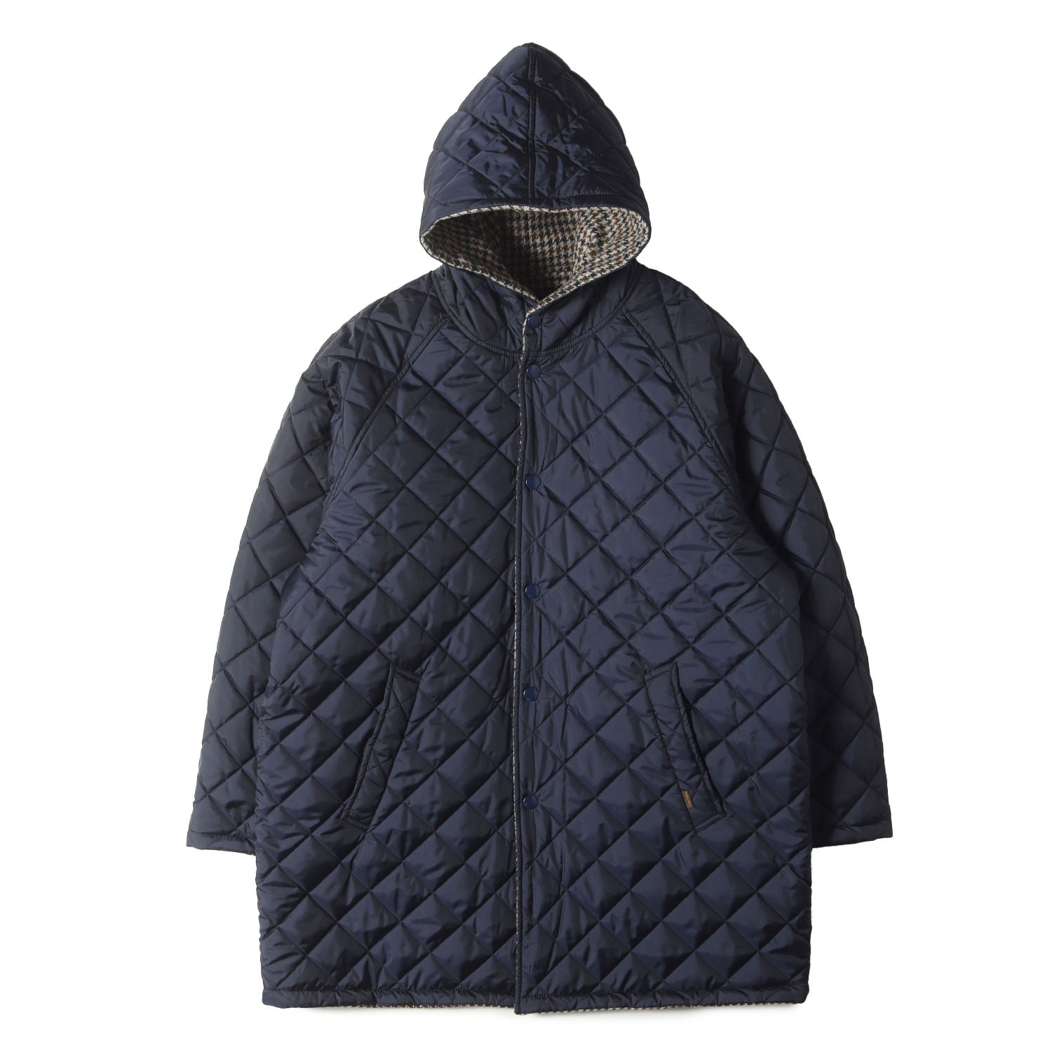 HARRIS TWEED リバーシブル ウインドウペンチェック キルト
