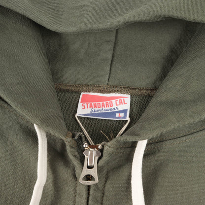 21SS ロゴ スウェット ジップ パーカー (SD USA COTTON ZIP HOOD SCRIPT LOGO SWEAT) / 裏毛