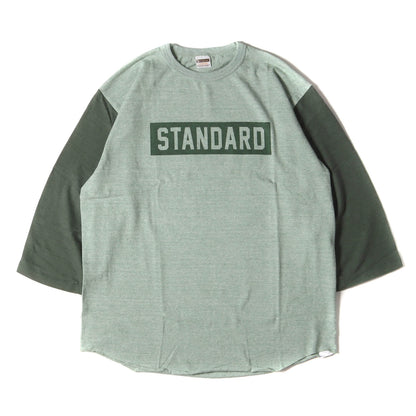 24AW ボックスロゴ 切替 クォータースリーブ ベースボール Tシャツ (SD 88/12 Box Logo Baseball T)