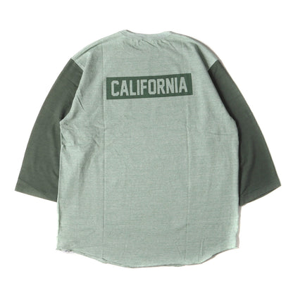 24AW ボックスロゴ 切替 クォータースリーブ ベースボール Tシャツ (SD 88/12 Box Logo Baseball T)