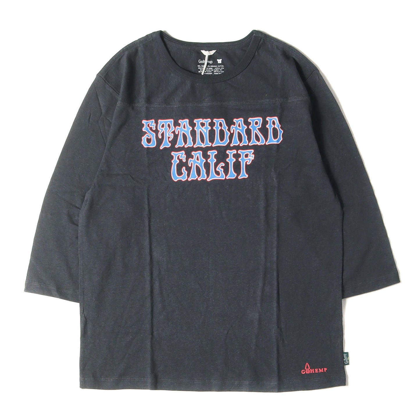 21SS × GO HEMP デッドロゴ ヘンプ コットン フットボール カットソー (GOHEMP × SD Dead Logo Football T)