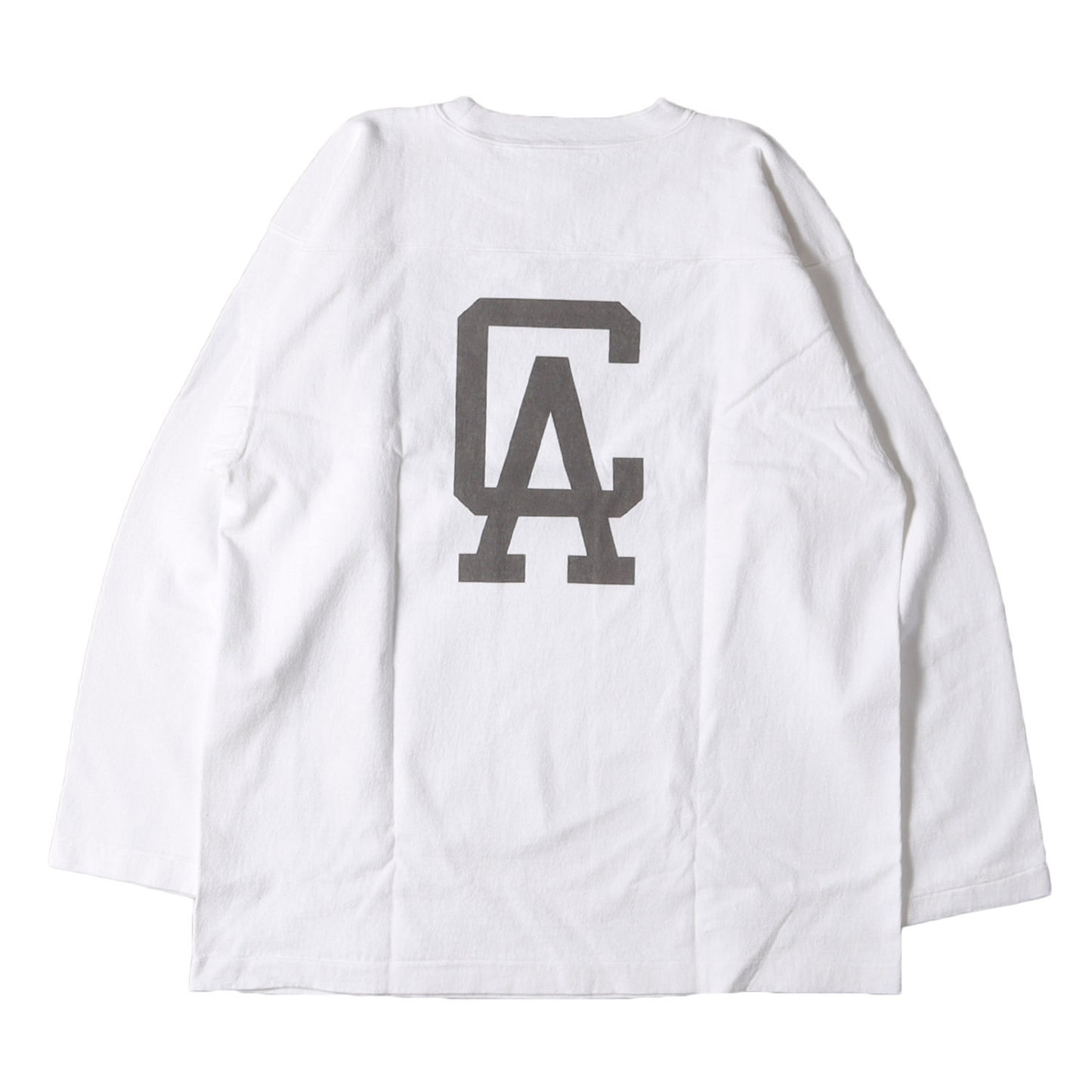 21AW ヴィンテージウォッシュ加工 ロゴ ヘビーウェイト ロングスリーブ フットボール Tシャツ (SD Heavyweight Football Long Sleeve T)