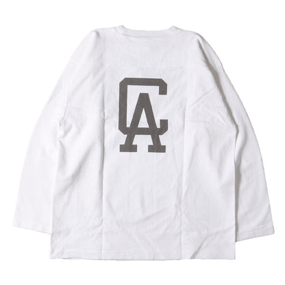 21AW ヴィンテージウォッシュ加工 ロゴ ヘビーウェイト ロングスリーブ フットボール Tシャツ (SD Heavyweight Football Long Sleeve T)