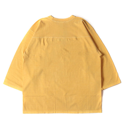 22AW ピグメント染め ウォッシュ加工 カレッジロゴ ヘビーウェイト フットボール Tシャツ (SD HEAVYWEIGHT FOOTBALL LOGO T)