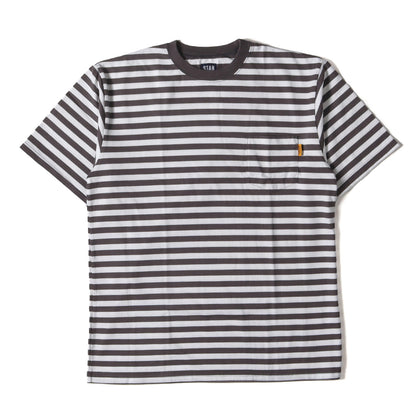24SS ボーダー ヘビーウェイト ポケット Tシャツ (SD HEAVYWEIGHT BORDER T)