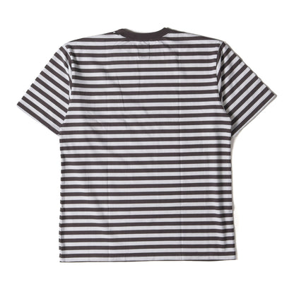 24SS ボーダー ヘビーウェイト ポケット Tシャツ (SD HEAVYWEIGHT BORDER T)