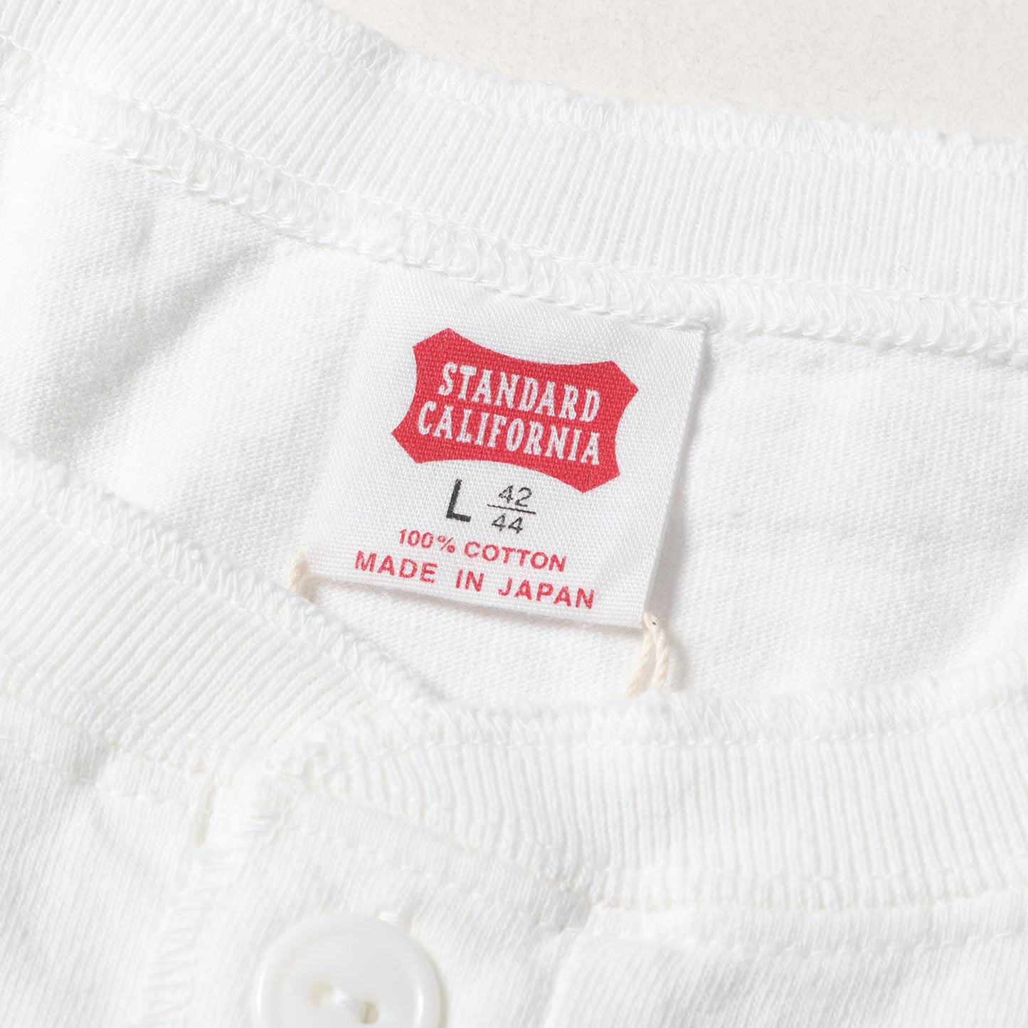 23SS ロゴ ラグラン ヘンリーネック ベースボール Tシャツ (SD US Cotton Logo Henley BBT)