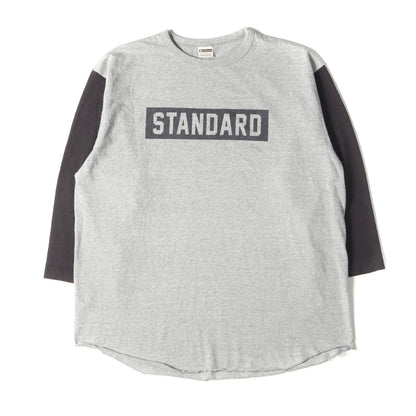 24AW ボックスロゴ 切替 クォータースリーブ ベースボール Tシャツ (SD 88/12 Box Logo Baseball T)
