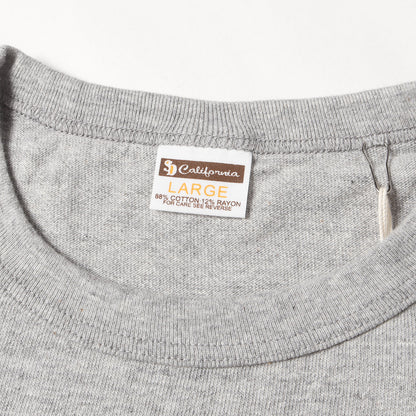 22AW ウォッシュド加工 フロント ロゴ バインダーネック Tシャツ (SD 88/12 LOGO T)