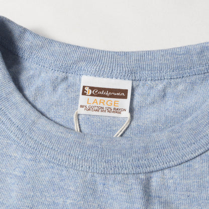 22SS ウォッシュド加工 フロント ロゴ バインダーネック Tシャツ (SD 88/12 LOGO T)