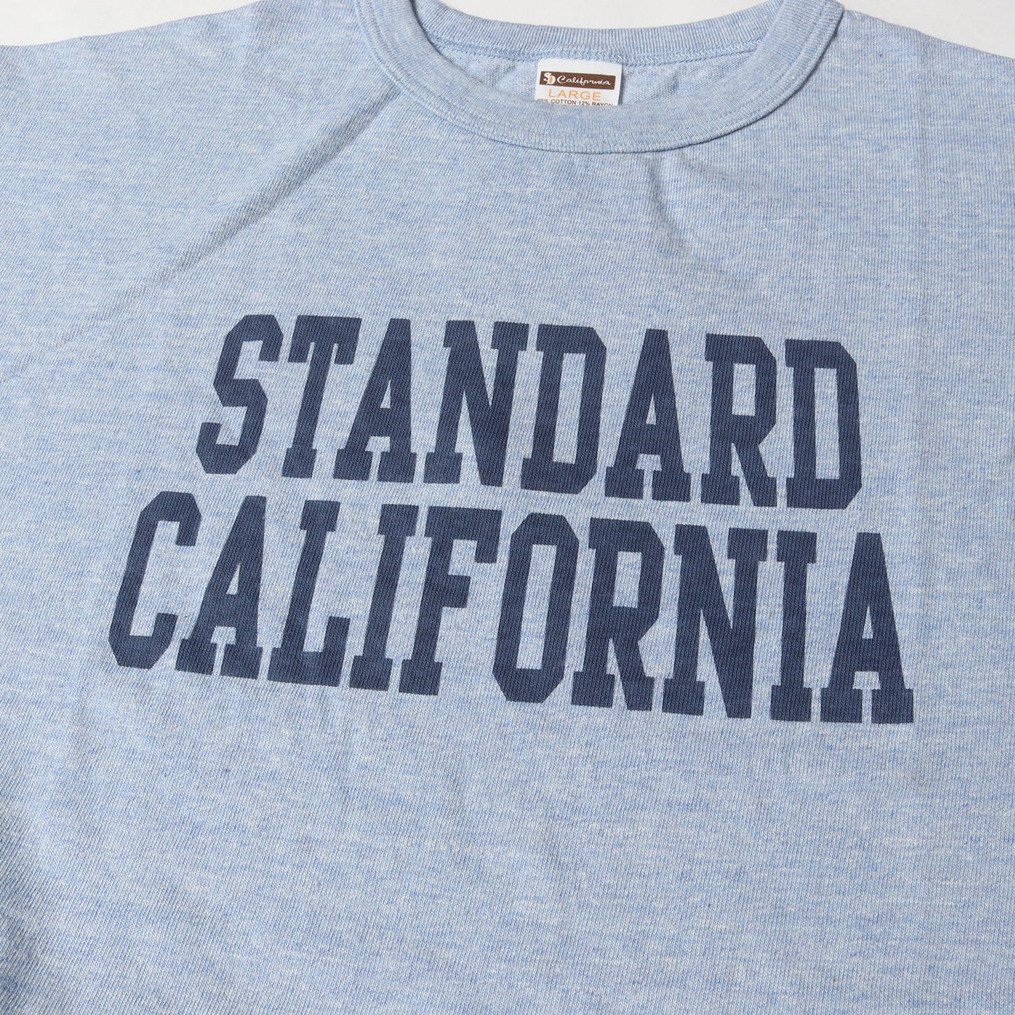 22SS ウォッシュド加工 フロント ロゴ バインダーネック Tシャツ (SD 88/12 LOGO T)