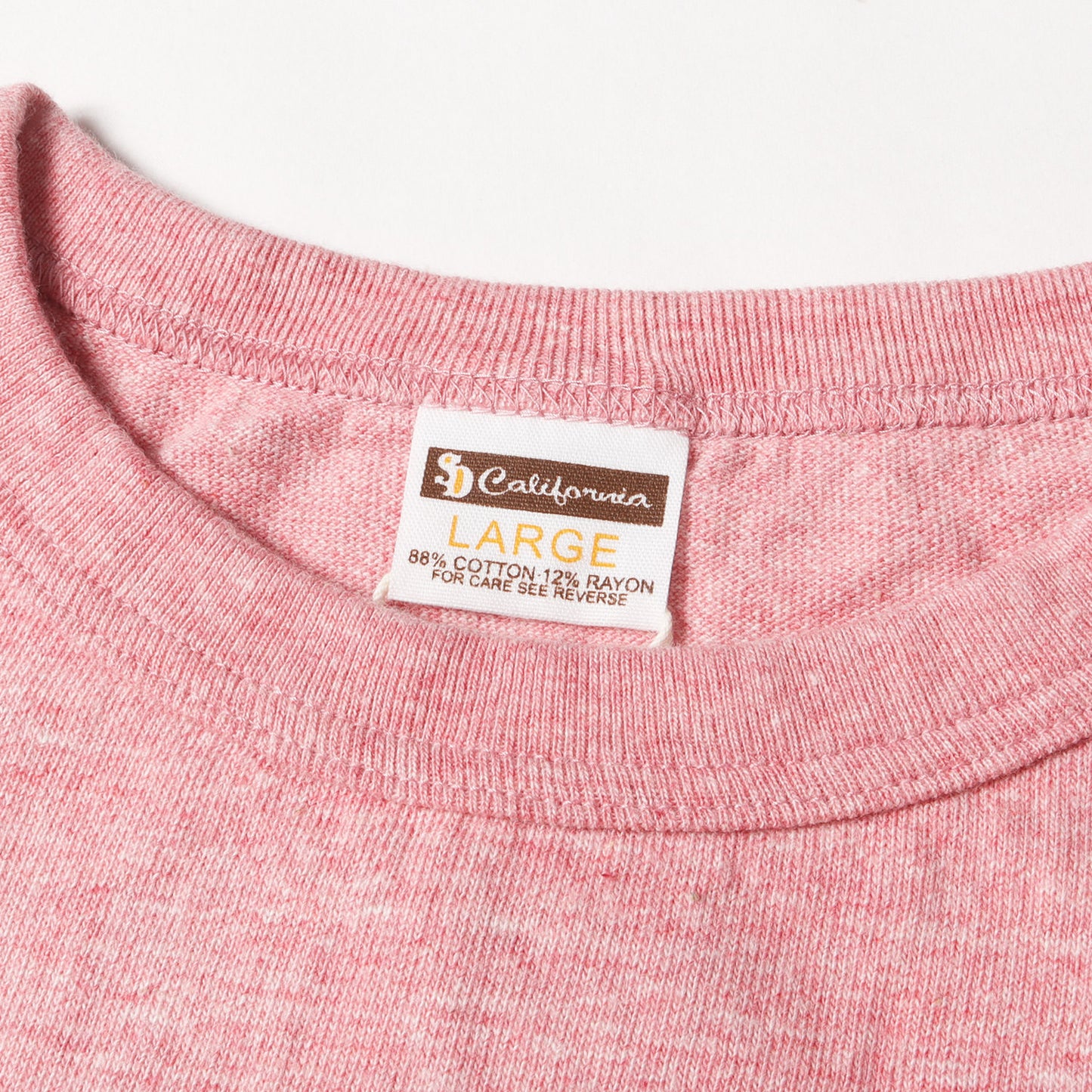 22SS ウォッシュド加工 フロント ロゴ バインダーネック Tシャツ (SD 88/12 LOGO T)