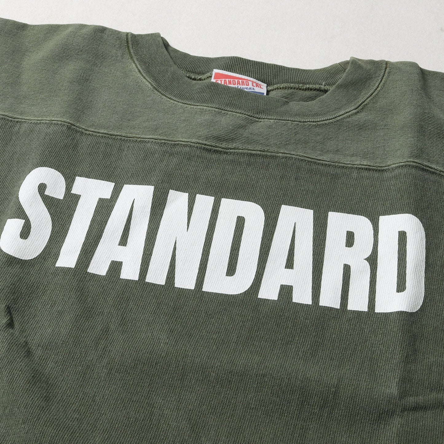 21AW ヴィンテージウォッシュ加工 ロゴ ヘビーウェイト ロングスリーブ フットボール Tシャツ (SD Heavyweight Football Long Sleeve T)