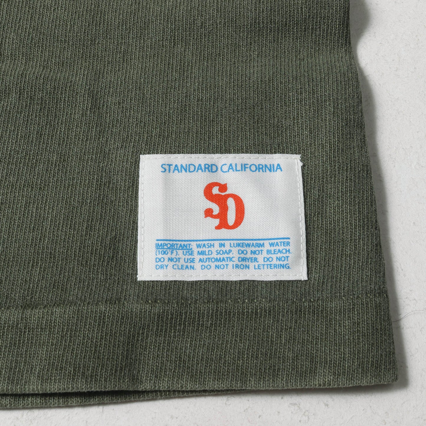21AW ヴィンテージウォッシュ加工 ロゴ ヘビーウェイト ロングスリーブ フットボール Tシャツ (SD Heavyweight Football Long Sleeve T)