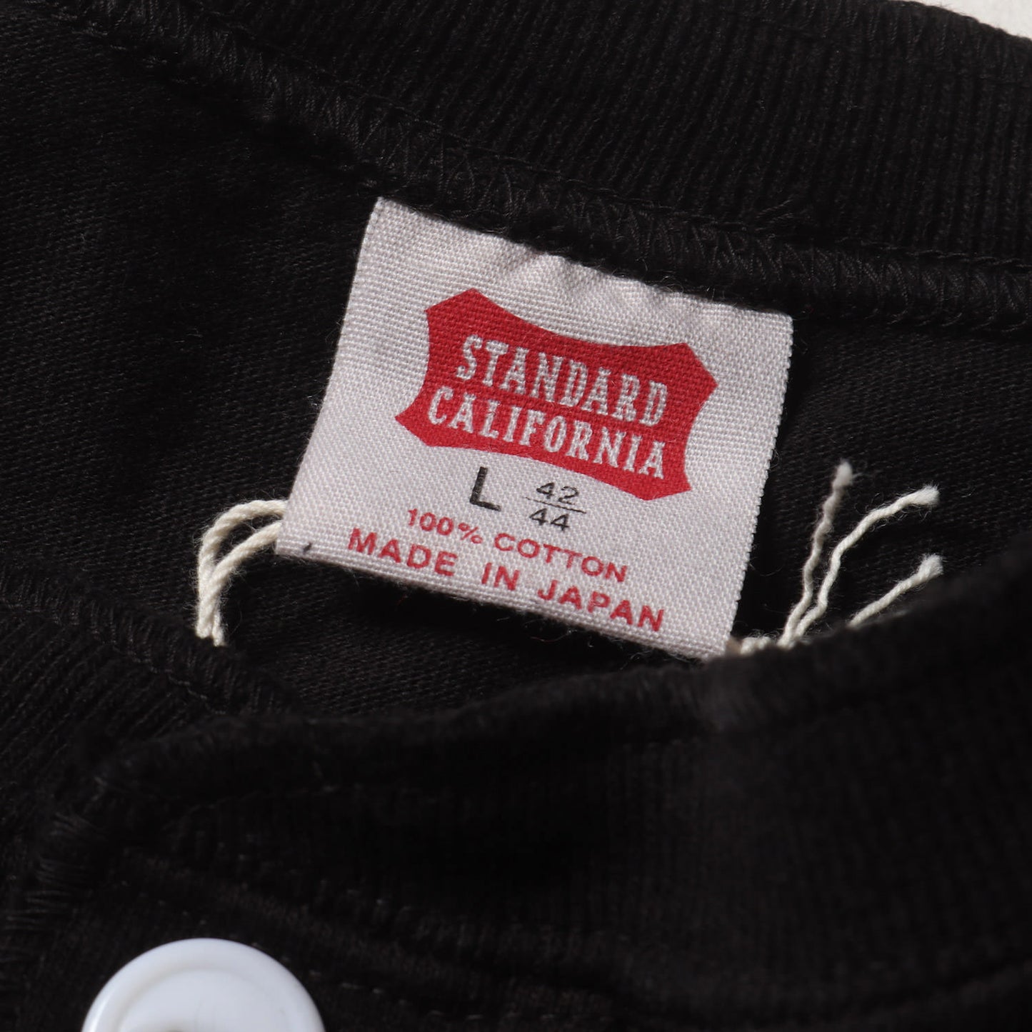 23SS ロゴ ラグラン ヘンリーネック ベースボール Tシャツ (SD US Cotton Logo Henley BBT)