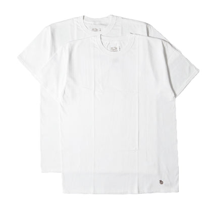 24SS × FRUIT OF THE LOOM ヘム ロゴ プレーン ソリッド Tシャツ (Fruit Of The Loom×SD 2Pack Tee)