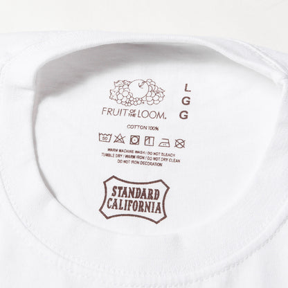 24SS × FRUIT OF THE LOOM ヘム ロゴ プレーン ソリッド Tシャツ (Fruit Of The Loom×SD 2Pack Tee)