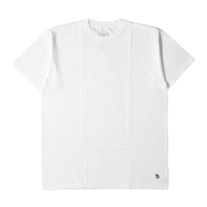 24SS × FRUIT OF THE LOOM ヘム ロゴ プレーン ソリッド Tシャツ (Fruit Of The Loom×SD 2Pack Tee)