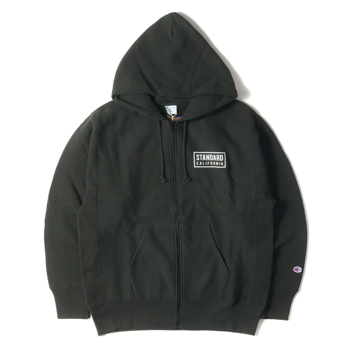 24AW × Champion ロゴ リバースウィーブ スウェット ジップ パーカー (Champion for SD Exclusive Zip Hood Sweat) / 裏起毛