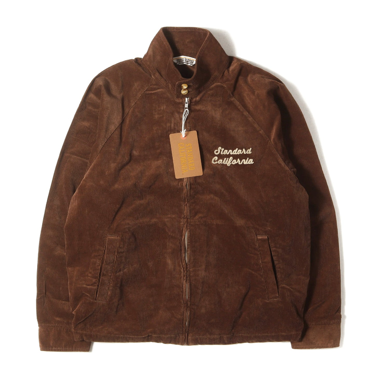 22AW チェーン刺繍ロゴ コーデュロイ ハリントンジャケット (SD Corduroy Harrington Jacket)