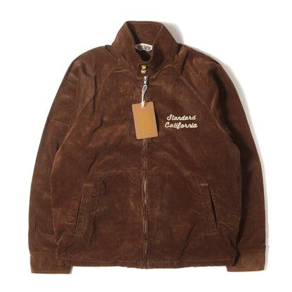 22AW チェーン刺繍ロゴ コーデュロイ ハリントンジャケット (SD Corduroy Harrington Jacket)