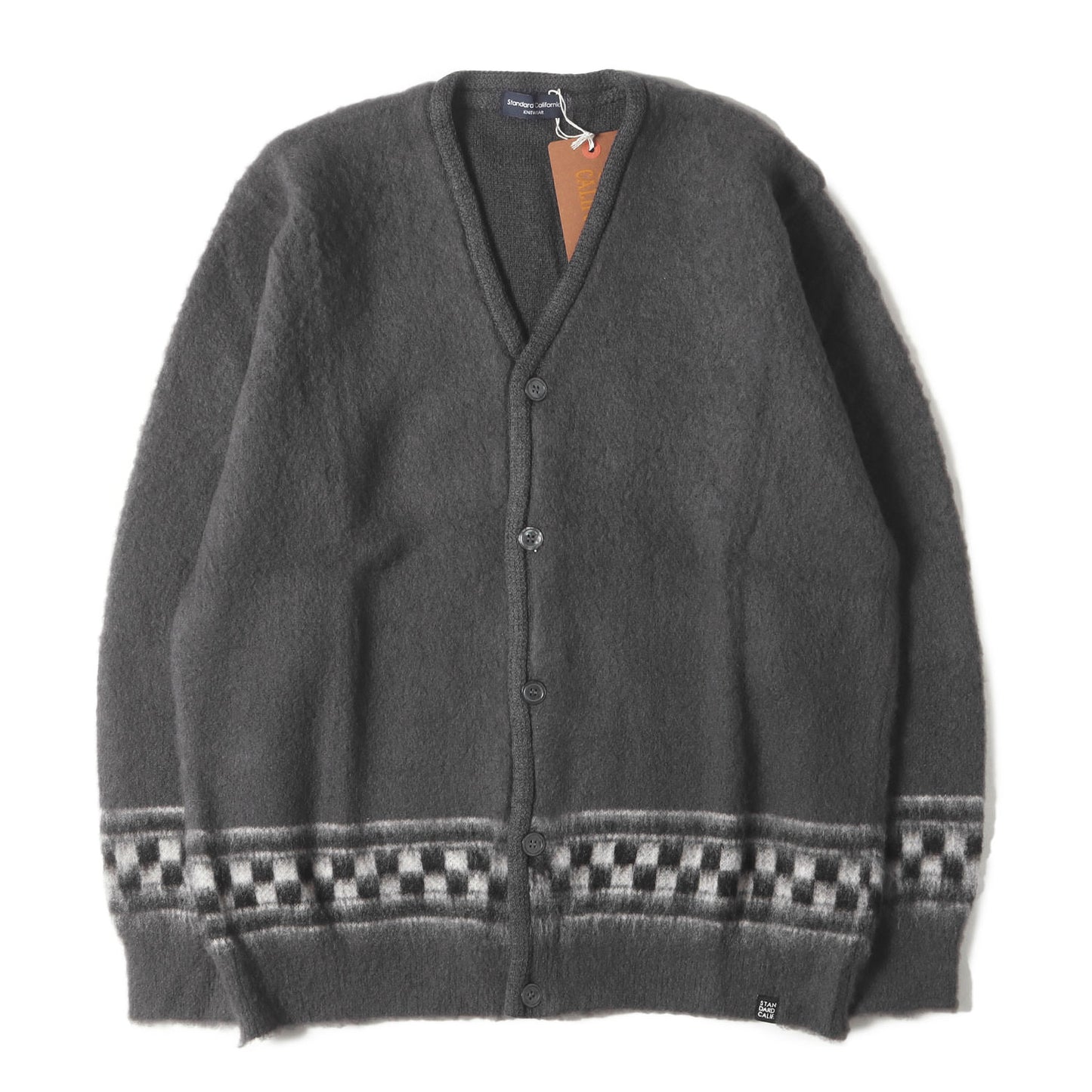 24AW チェッカー ジャガード Vネック カーディガン (SD CHECKER CARDIGAN)