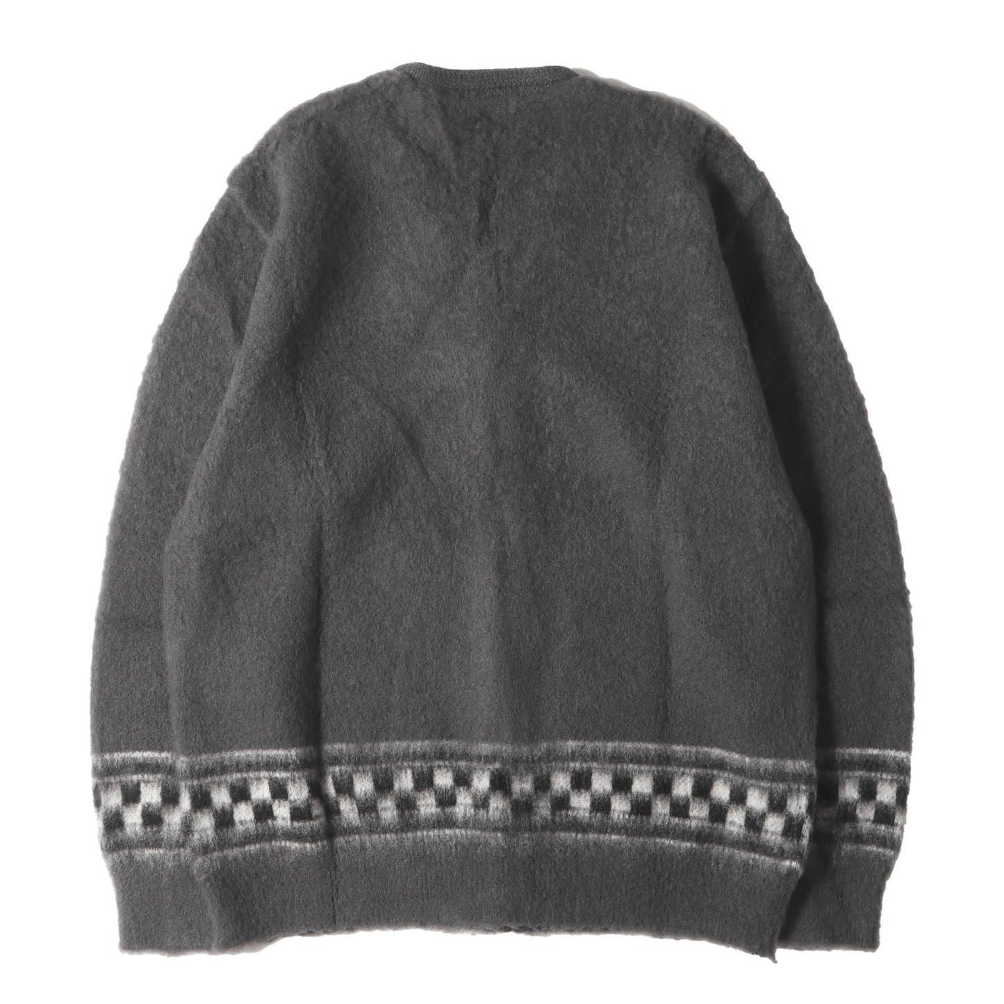 24AW チェッカー ジャガード Vネック カーディガン (SD CHECKER CARDIGAN)