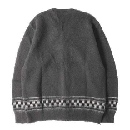 24AW チェッカー ジャガード Vネック カーディガン (SD CHECKER CARDIGAN)