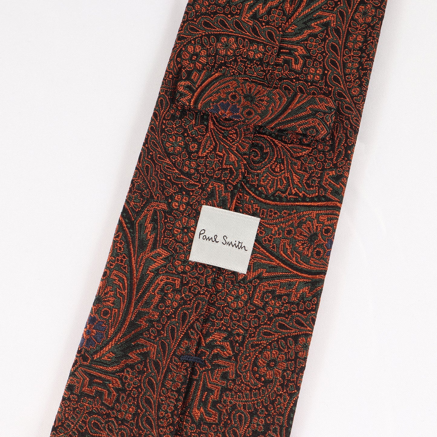 ジオメトリック ペイズリー ジャガード 総柄 シルク ネクタイ (210065 552MJ)