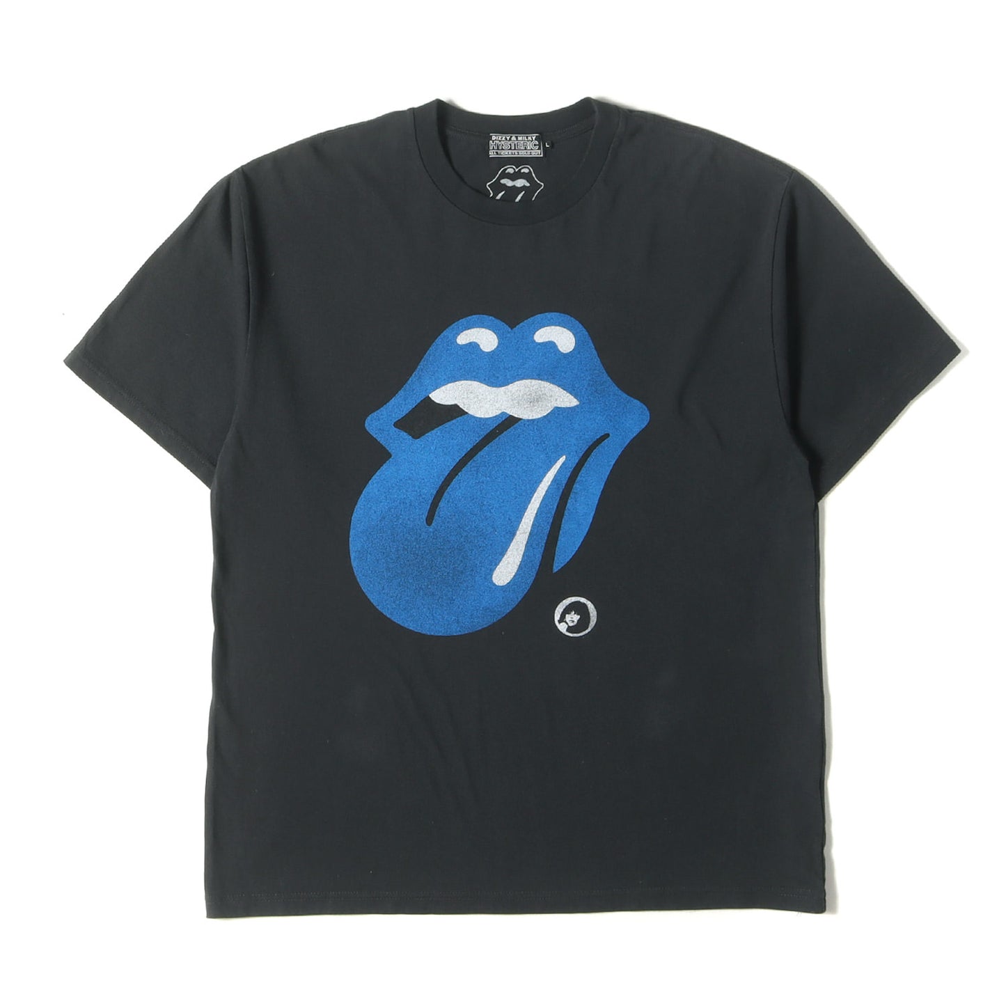 23AW × THE ROLLING STONES CIRCLE HEAD&BLUE TONGUE Tシャツ (02233CT09)