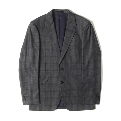 × DELFINO グレンチェック 3ピース スーツ セットアップ (CHECK 2B SUIT 273006 1716MSP ジレベスト 273006 790MSP) / SOHO FIT