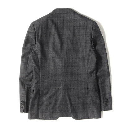 × DELFINO グレンチェック 3ピース スーツ セットアップ (CHECK 2B SUIT 273006 1716MSP ジレベスト 273006 790MSP) / SOHO FIT