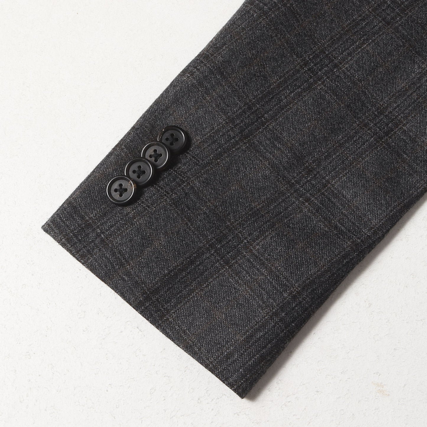 × DELFINO グレンチェック 3ピース スーツ セットアップ (CHECK 2B SUIT 273006 1716MSP ジレベスト 273006 790MSP) / SOHO FIT