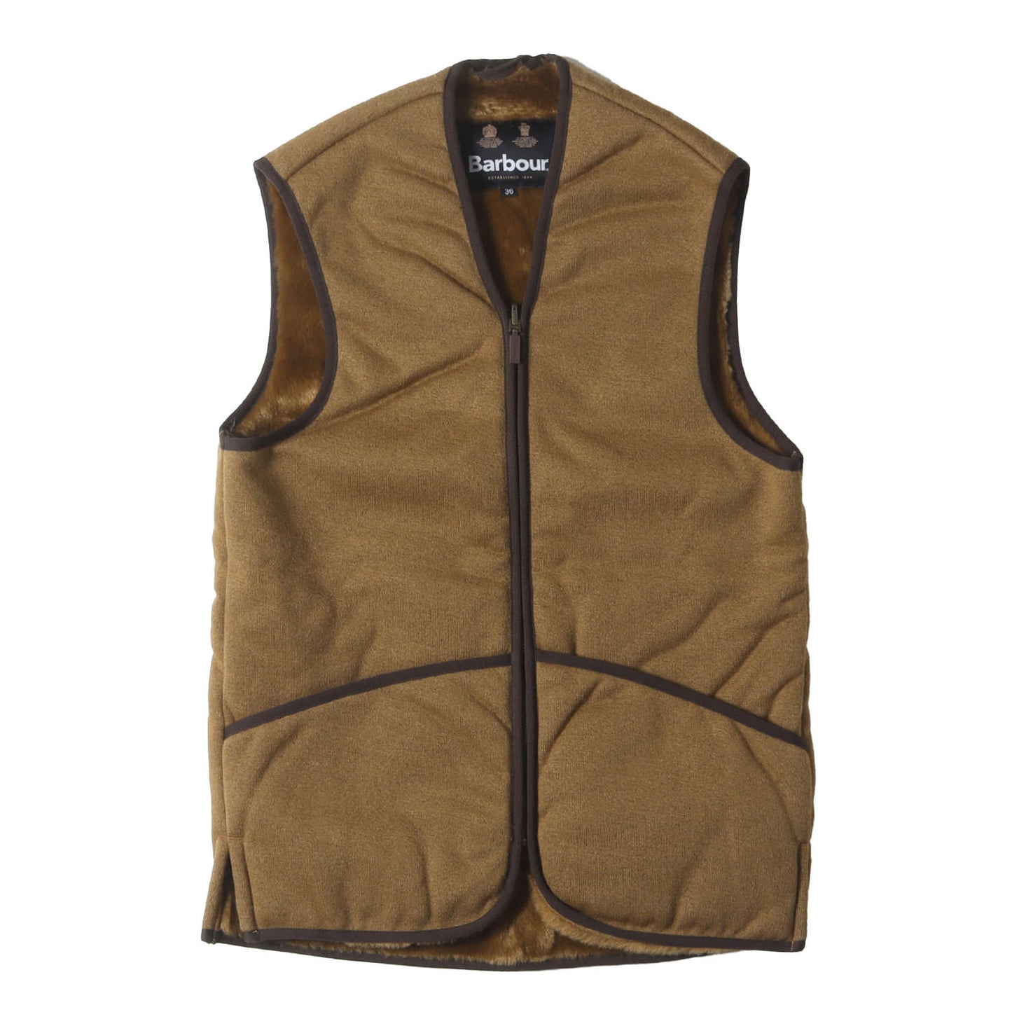 23AW リバーシブル フロントジップ ファー ライナー ベスト (232MLI0004)