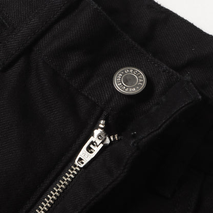24AW コットン 5ポケット ワイド バギー デニム パンツ (OR-E0231) / ジッパーフライ MADE IN JAPAN