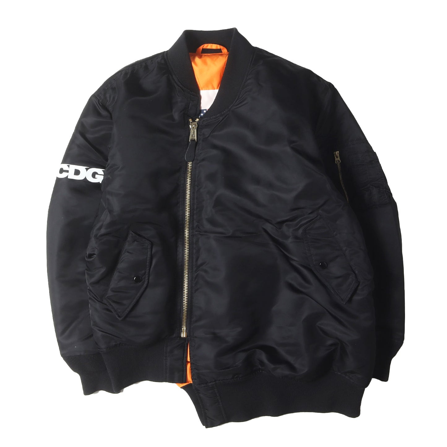 × ALPHA フライト ボンバー ジャケット (BIAS MA-1 JACKET SZ-J017) / AD2021 CDG