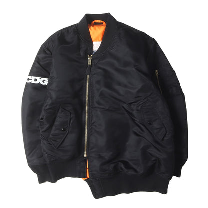 × ALPHA フライト ボンバー ジャケット (BIAS MA-1 JACKET SZ-J017) / AD2021 CDG