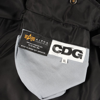 × ALPHA フライト ボンバー ジャケット (BIAS MA-1 JACKET SZ-J017) / AD2021 CDG