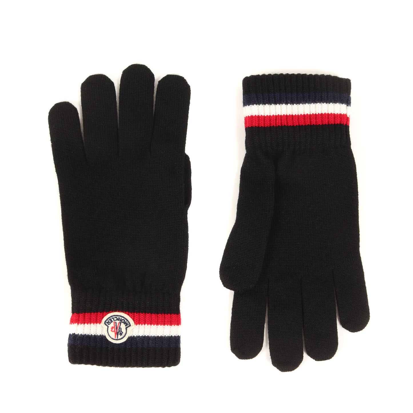 23AW トリコロール アイコンワッペン ウール ニット グローブ (GUANTI TRICOT I20913A00003 A9575)