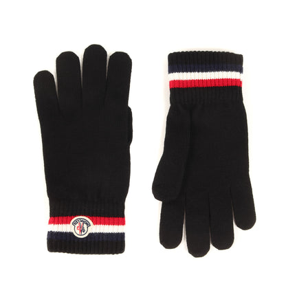 23AW トリコロール アイコンワッペン ウール ニット グローブ (GUANTI TRICOT I20913A00003 A9575)