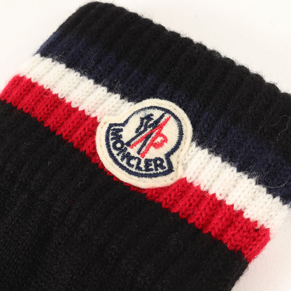 23AW トリコロール アイコンワッペン ウール ニット グローブ (GUANTI TRICOT I20913A00003 A9575)