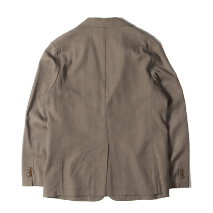 22AW ウール/レーヨン ツイル シングル ブレステッド 2B テーラードジャケット