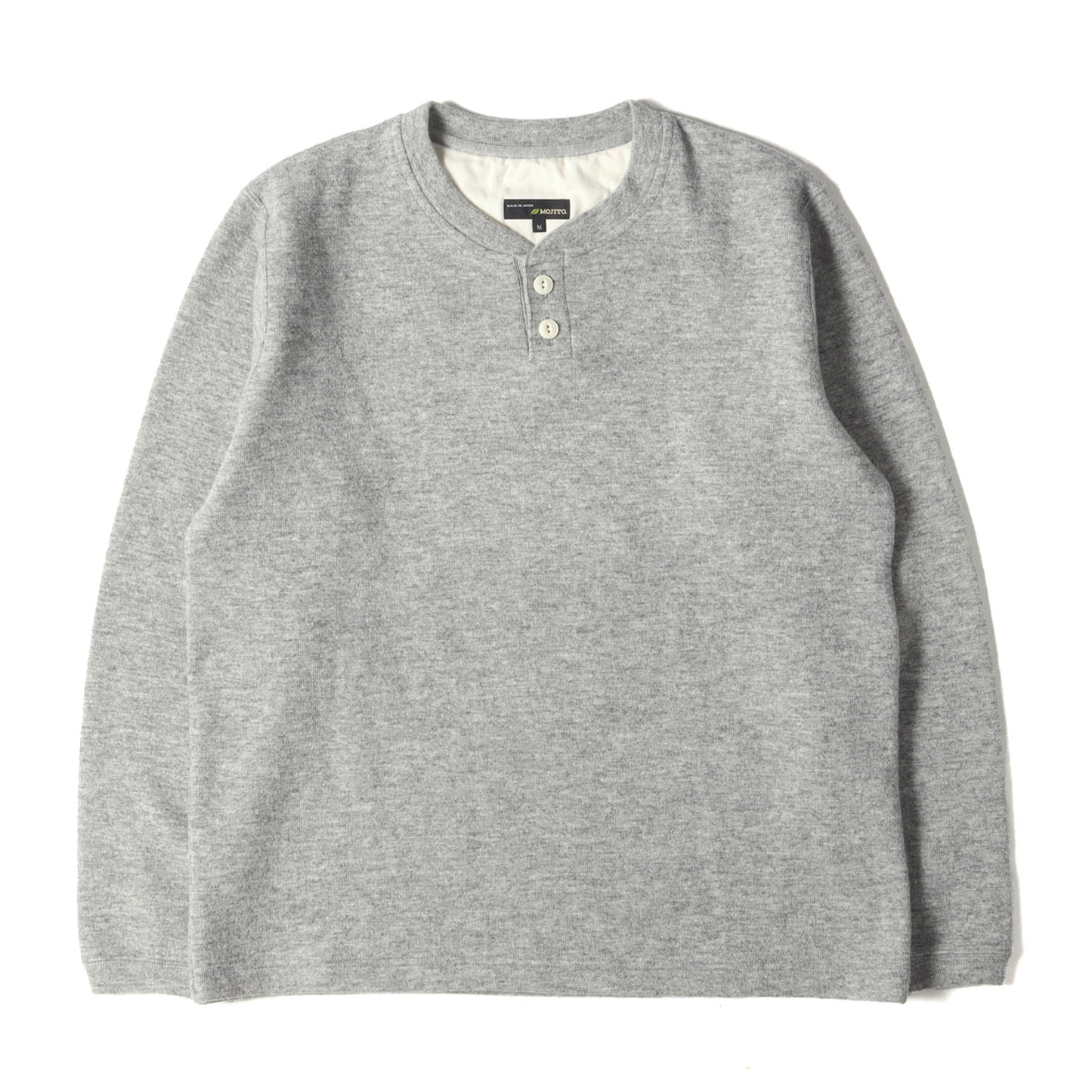 ヘンリーネック 2レイヤー ニット (2034-1202)