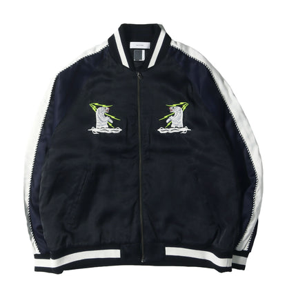 オーバーサイズ サテン スーベニアジャケット / スカジャン(SOUVENIR JACKET)