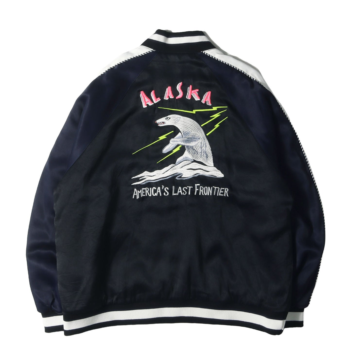 オーバーサイズ サテン スーベニアジャケット / スカジャン(SOUVENIR JACKET)