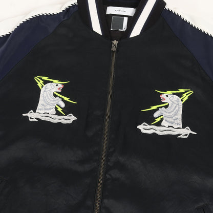 オーバーサイズ サテン スーベニアジャケット / スカジャン(SOUVENIR JACKET)