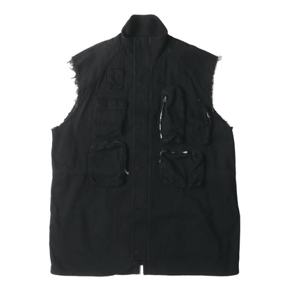 24AW MM6 スリーブレス オーバーサイズ ポケット ベスト ドレス(Sleeveless Pocket Vest Dress)