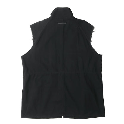 24AW MM6 スリーブレス オーバーサイズ ポケット ベスト ドレス(Sleeveless Pocket Vest Dress)