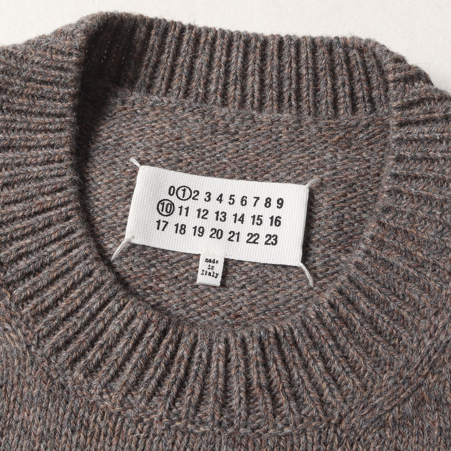 24AW ミドルゲージ ウール メランジ ニット ベスト (S50FB0104 M13059) / MM1 MM10